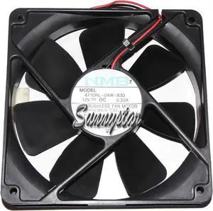 for DC Square Cooler of NMB 120*25mm 4710NL-04W-B30 with 12V 0.32A 2-Wires case power fan