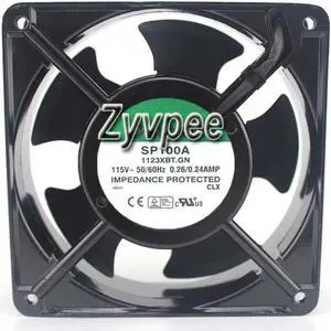 for DC square Cooler of 12038 SUNON SP100A 1123XBT.GN with 115V~50/60Hz 0.26/0.24AMP Aluminum Frame