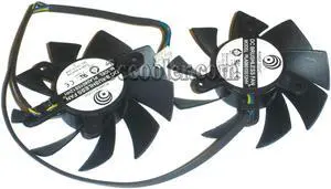 for Twins Frameless Cooling Fan of Power Logic PLA08015S12HH 12V 0.35A 4-Wires For Video Card for Twins Frameless Cooling Fan of Power Logic PLA08015S12HH 12V 0.35A 4-Wires For Video Card