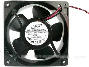 for Original ADDA AD1224HS-F51 12038 Sleeve bearing Cooling fan with 24V 0.32A 2800RPM 105.4 CFM 46.7dB 120X120X38MM Aluminum Frame For Inverter