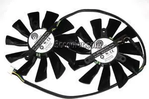 for Original Power Logic PLD10015B12H 12V 0.55A 4Wire Graphic card fan For MSI R9 270X R9-280X R9-270X R7-260X GTX770
