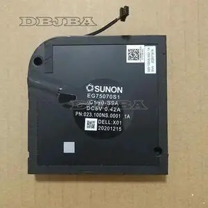 Laptop CPU cooling fan for EG75070S1-C590-S9A 023.100NS.0001 5V 0.42A Fan