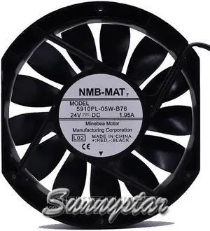 for Original NMB-MAT 5910PL-05W-B76 24V 1.95A 4 Wires 4Pins for Original NMB-MAT 5910PL-05W-B76 24V 1.95A 4 Wires 4Pins