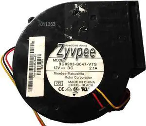 for DC Blower of NMB 9733 BG0903-B047-VTS with 12V 2.1A 3-Wires