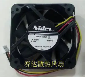 for DC square Cooler of NIDEC U50R05NS9Z7-53 5015 with 4.8V 0.11A 3-Wires 3 Pins case cpu fan