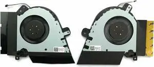 New CPU+GPU Cooling Fan Replacement for Asus ROG GU502 GU502DU GU502GW GU502GV GA502D GA502DU GA502DU-BR7N6 GA502DU-PB73