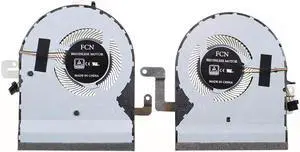 New Laptop CPU & GPU Cooling Fan Replacement For Asus N580GD N580VD NX580V NX580VD X580VD P/N: DFS501105PR0T-FJNK DFS501105PR0T-FJNL
