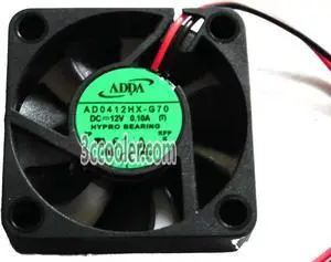 for ADDA 40x10mm AD0412HX-G70 12V 0.1A 2 Wires 2 Pins 4CM fan cpu cooler for ADDA 40x10mm AD0412HX-G70 12V 0.1A 2 Wires 2 Pins 4CM fan cpu cooler