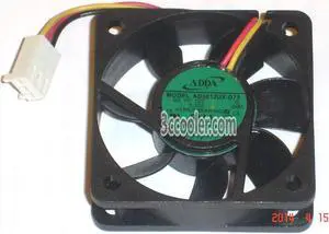 for ADDA 50x15mm AD5012UX-D73 12V 0.3A 3 Wires 3 Pin Case Fan 5CM square cooler
