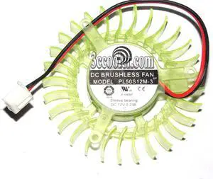 for Power Logic PL50S12M-3 12V 0.24A 2 wires 2 pins frameless vga fan graphics card cooler