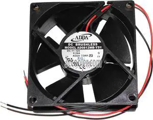 for ADDA 80x32mm AD0812MB-Y51 12V 0.24A 2 Wires Case Fan 8CM Server Cooler