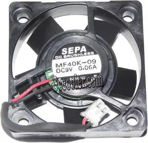 for SEPA 40*10mm 4CM MF40K-09 9V 0.06A 2 Wires 2 Pins Micro Fan Switch router cooler for SEPA 40*10mm 4CM MF40K-09 9V 0.06A 2 Wires 2 Pins Micro Fan Switch router cooler