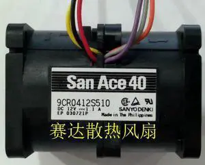 for DC square Cooler of SANYO 4056 9CR0412S510 with 12V 1.1A 6-Wires