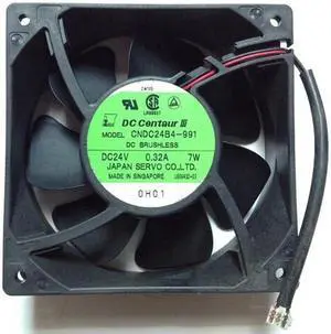 for Servo 12038 120*38mm CNDC24B4-991 24V 0.32A 7W 2 Wires 12CM inverter server power cooler