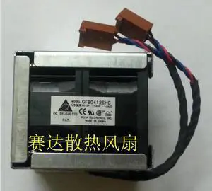 for DC square Cooler of Delta 4048 GFB0412SHG -5A55 with 12V 1.02A double motors 6-Wires