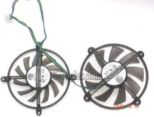 for 2 Pcs/set Cooling Fan of Power Logic PLA08015B12HH PLB07010D12M 4-Wires