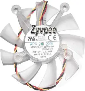 for Cooling Fan of EVERFLOW 8015 R128015SH with 12V 0.32A 3-Wires 4-Hole