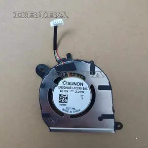 New Laptop CPU Cooling Fan For EG50040S1-1C240-S9A DC5V 2.25W K0708D 2.25W 4PIN