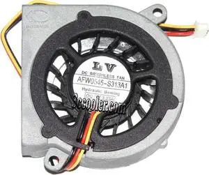 for LV 5010 AFW0545-S313A1 Turbo Cooling fan with with 5V 0.10A Hydraulic bearing 3 Wires 3Pins connector