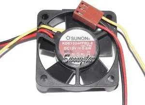 for SUNON 4010 KDE1204PFB2-8 square Cooling fan with 12V 0.6W 3-wires