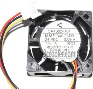 for Melco 4015 40*15mm MMF-04C24DS RC4 24V 0.09A 3 Wires 3 Pins 4CM inverter ABB fanuc server cooler for CA1382-H01 FR-E520 E500 for Melco 4015 40*15mm MMF-04C24DS RC4 24V 0.09A 3 Wires 3 Pins 4CM inverter ABB fanuc server cooler for CA1382-H01 FR-E520 E500