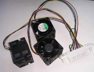 for 3Pcs/Set Square Cooler of SUNON 4028 PMD1204PQB1-A with 12V 2.6W 4-Wires B1149-2FGN White connector