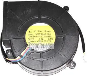 for Servo 12032 120*32mm SCBD12X4S-304 12V 0.2A 2.4W 3 Wires 3 Pins Case blower 12CM centrifugal cooler