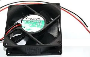 for SUNON KD1208PTB2 8025 Cooler with 12V 2.4W 2Wires For Case