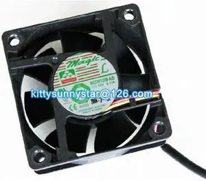 for MAGIC 6025 MGT6012HB-A25 12V 0.17A 3Wire Cooling Fan