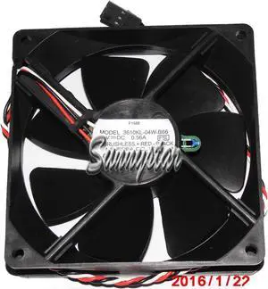 for Square DC Cooler of NMB 9225 3610KL-04W-B66 with 12V 0.56A 3-Wires 3 Pins case fan server cpu cooler