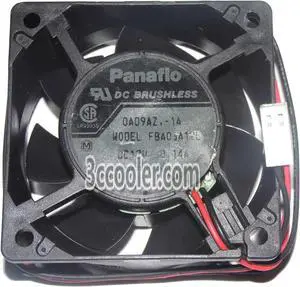 for Panaflo 6025 60*25mm FBA06A12L 12V 0.14A 2 Wires Case fan 6CM cpu server cooler