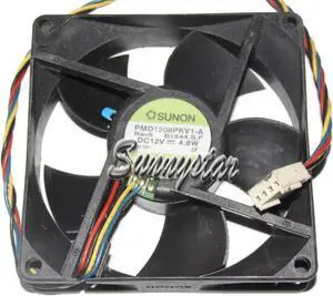 for Square Cooler of SUNON 80*20mm PMD1208PKV1-A with 12V 4.8W 4-Wires 4 Pins case fan cpu cooler