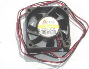 for Y.S.TECH 6CM 60*25mm FD126025HB-N 12V 0.18A 2 Wires Case fan cpu cooler