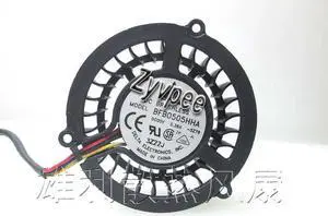 for DC Circular Cooler of Delta BFB0505HHA with 5V 0.36A 3-Wires For Notebook CPU