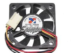 for ARX 4010 FD1240-A2033A Square Cooling fan with 12V 0.11A 3-wires 3 Pins Case cooler for ARX 4010 FD1240-A2033A Square Cooling fan with 12V 0.11A 3-wires 3 Pins Case cooler