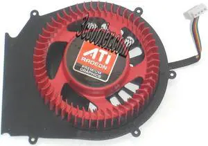 for FirstD FD9238M12D 12V 0.7A 4 wires 4 pins VGA fan with black bracket 5 mounting-holes, AtI GRAPHICS card cooler