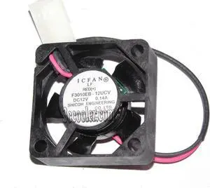 for Shicoh ICFAN 3CM 30*10mm F3010EB-12UCV 12V 0.14A 2 wires 2 pins micro fan switch cooler