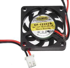 for COLORFUL CF-12357S 35mm*7mm 12V 0.14A 2 wires 2 pins Vga fan Switch cooler