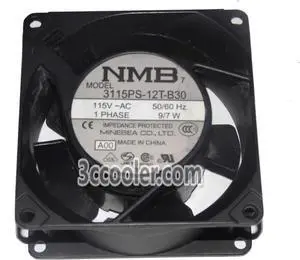 for NMB 8038 AC220V 3115PS-12T-B30 115V AC Fan 50/60Hz 9/7W, Motor Fan,Cooling Fan