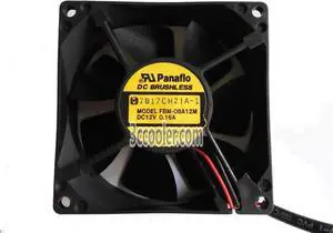 for Panaflo 8025 80*25mm FBM-08A12M 12V 0.16A 2 Wires Case fan 8CM inverter server cooler