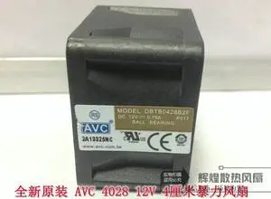 for AVC 4028 12V 0.75A 4-Wires DBTB0428B2F 4CM 2-Balls PWM Bearing Cooling fan for case