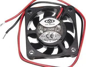 for Top Motor 40*10mm 4cm DF1204SH square cooling fan with 12V 0.08A 2 Wires