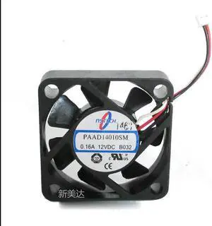 for AAVID PAAD14010SM 4CM DC Cooling fan with 12V 0.16AMP 6600RPM 7.97CFM 31dBA 3 Wires