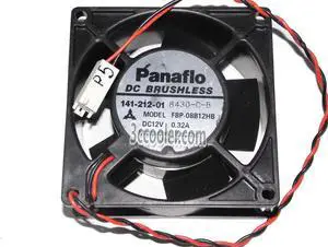 for Panaflo 8032 80*32mm FBP-08B12HB 12V 0.32A 2 Wires 2 Pins Case fan 8CM server inverter cooler