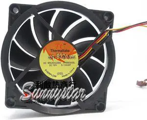 for EVERFLOW 8CM R128020SLHydraulic Bearing Cooler with 12V 0.2A 3 Wires 3Pins Connector