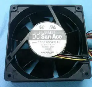 for Square Cooling Fan of SANYO 12038 109P1224H112 with 24V 0.25A 3-Wires