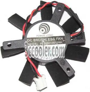 power logic PLD05010S12HH 12V 0.25A 2 wires 2 pins vga fan power logic PLD05010S12HH 12V 0.25A 2 wires 2 pins vga fan