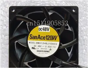 For SANYO 9WV1248J1D003 DC 48V 0.65A 120x120x38mm Server Cooling Fan