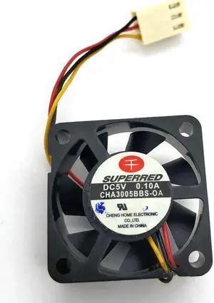 CHA3005BBS-OA 3010 5V 0.1A COOLING FAN 30*30*10MM