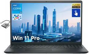 Dell Inspiron 15 Business Laptop, 15.6" FHD Touchscreen, Intel 10-Core i5-1334U, 16GB RAM 512GB SSD Wi-Fi 6, Win 11 Pro, Laptop Computer for Work School Home Office Professional Use